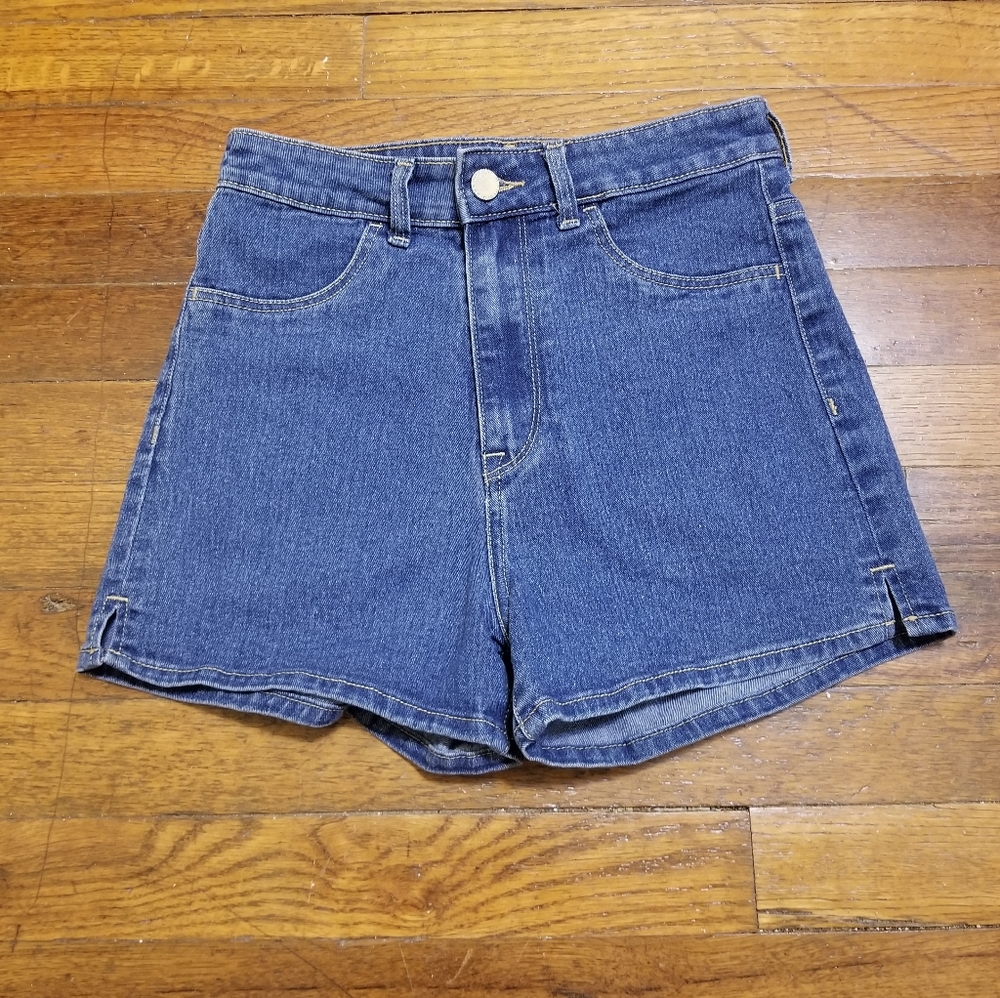 H&M blue High waisted jean shorts size 2
